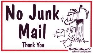 No Junk Mail