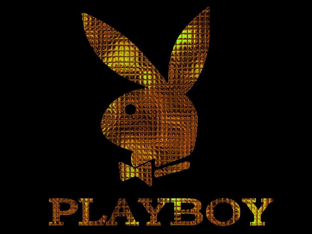 Gold Tiled Playboy Wallpaper Image