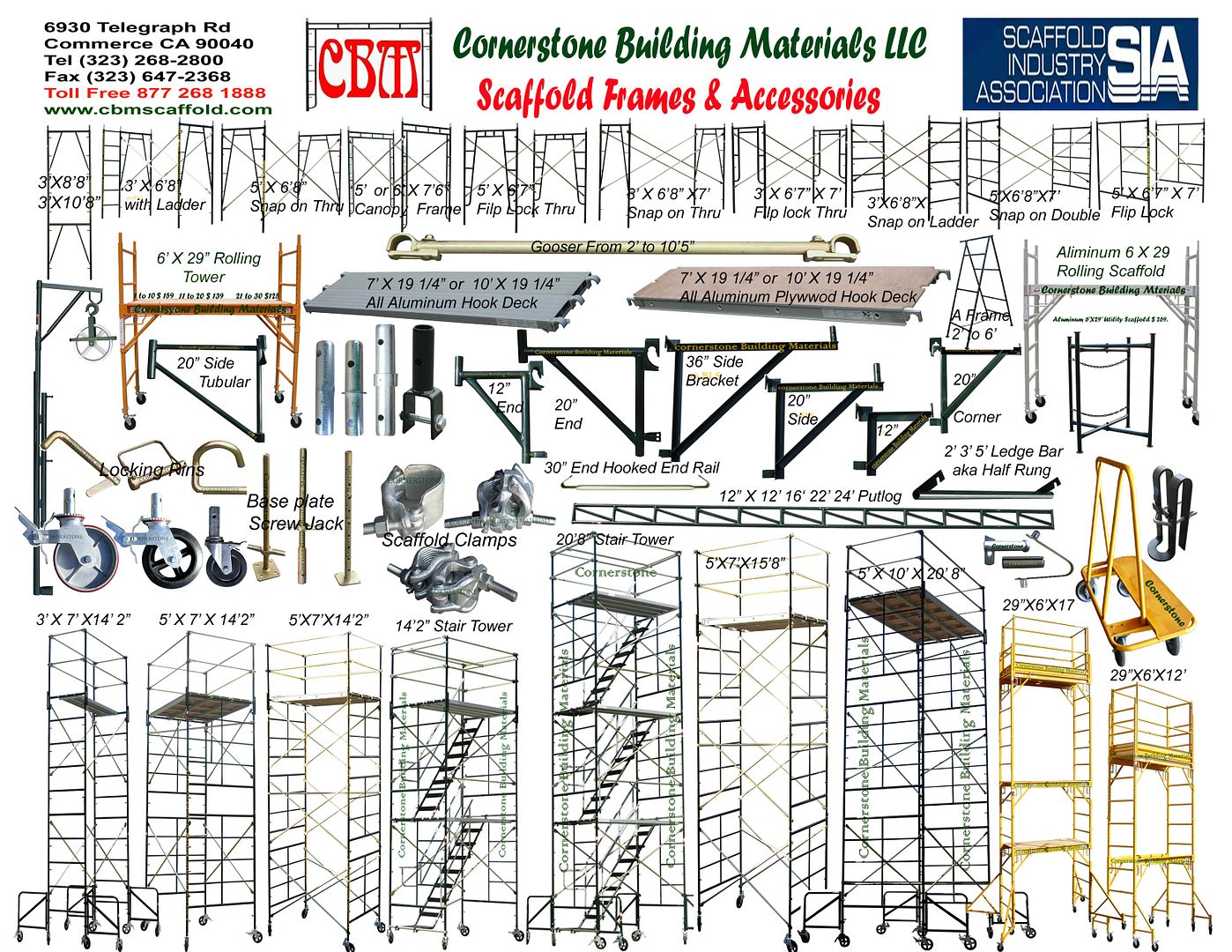 A Set of 4 Scaffolding Swivel Base Plates 5 1/2" X 5 1/2" Scaffold CBM