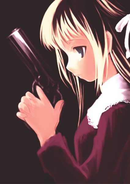 Forum Image: http://i168.photobucket.com/albums/u174/haileypaige0115/Anime%20Girls/evil/gun-1.jpg