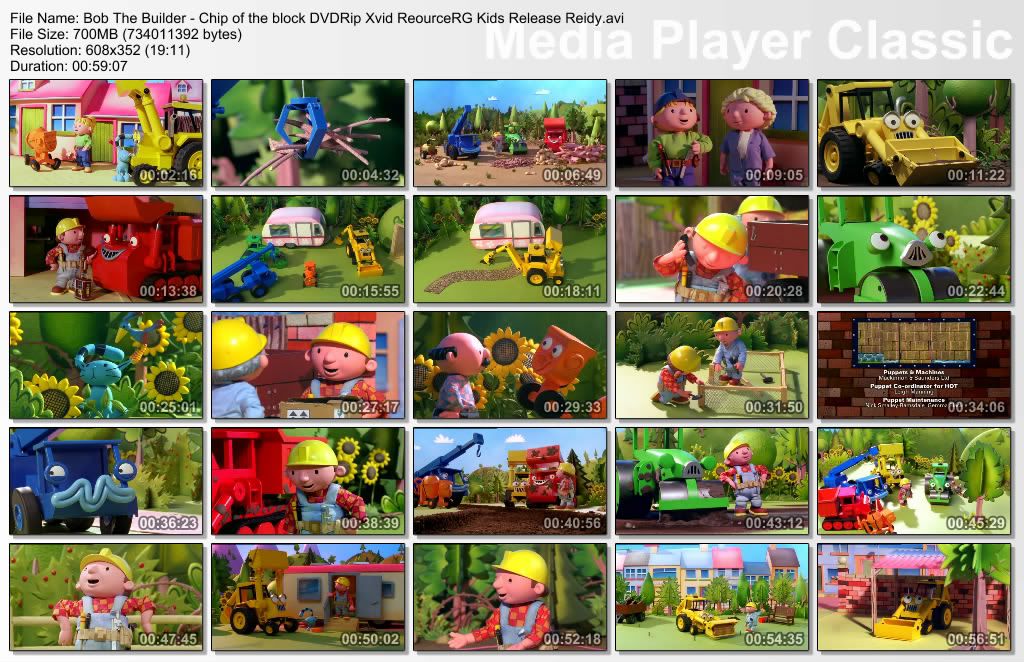 Bob The Builder   Chip of the block DVDRip Xvid ReourceRG Kids Release Reidy preview 0
