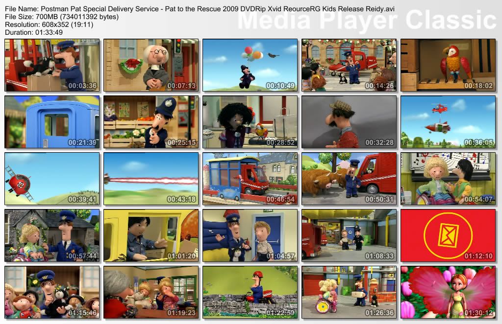 Postman Pat Special Delivery Service   Pat to the Rescue 2009 DVDRip Xvid ReourceRG Kids Release Rei preview 0