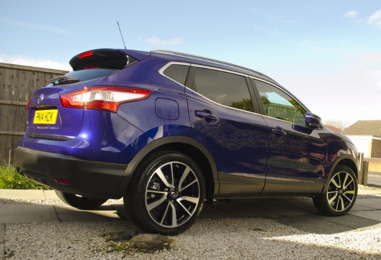 Nissan qashqai silver blue #5