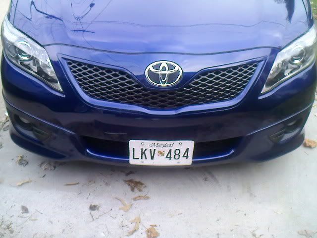 2011 toyota camry front license plate bracket #3