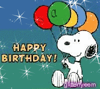 Snoopy Birthday Balloons