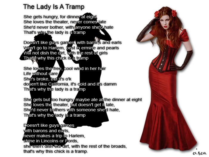 The-Lady-is-a-tramp.jpg picture by Princess1944