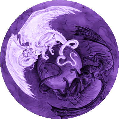 White dragon photo: DRAGON WHITE CIRCLE.gif