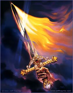 flaming sword Pictures, Images and Photos