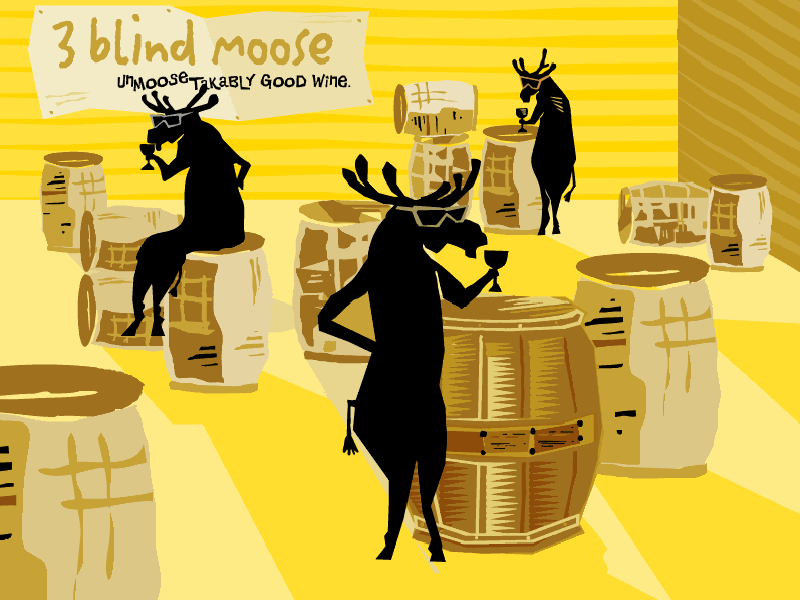 blind wallpaper. 3 lind moose party Wallpaper