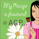 My Recipe is featured @ AGP