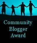 Community Blogger Award from Adrian