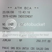 Receipt Bca By Syukri Kurniawan Photobucket