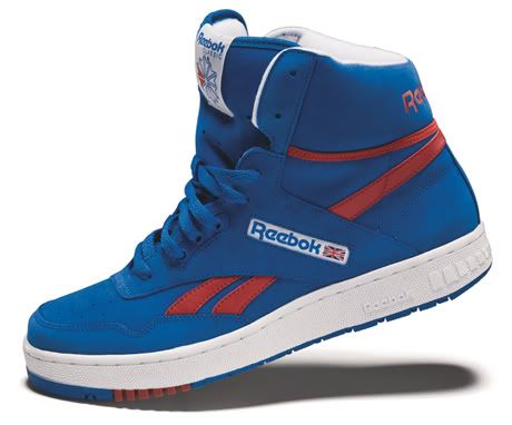 reebok montante bleu