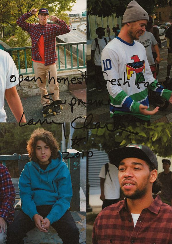 SUPREME F/W 2010 COLLECTION LOOKBOOK BY LARRY CLARK Guillotine