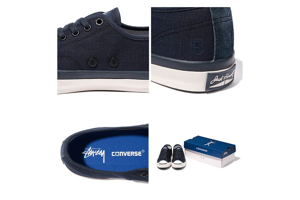 stussy x converse jack purcell
