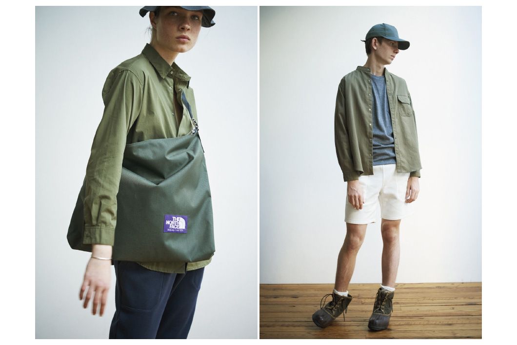 the north face purple label