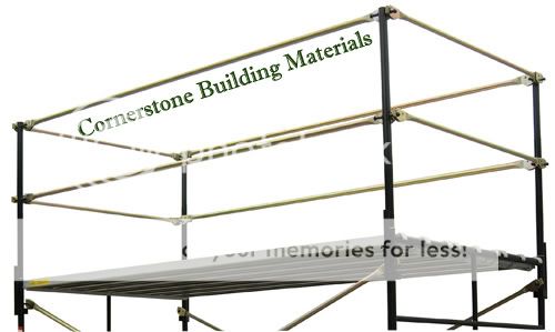 274 Scaffolding Rolling Tower w Guardrail