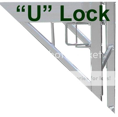 Aluminum Scaffold Rolling Tower w Aluminum Deck U Lock