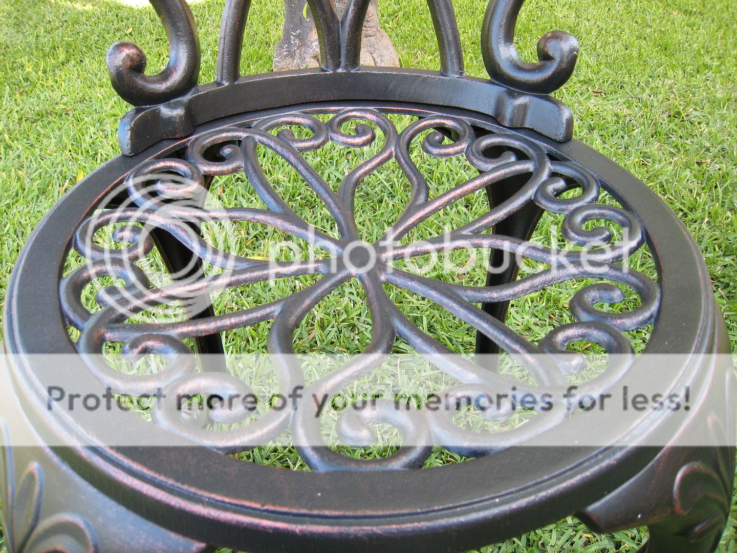 Bistro Set for Outdoor Patio Aluminum Furniture 3 Pc B  