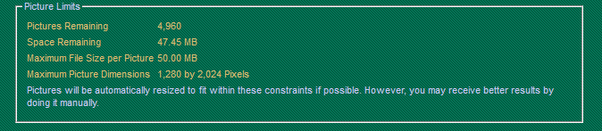 [PokeCommunity.com] Picture Album Dimensions