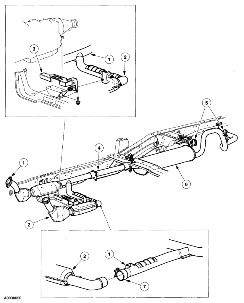 1998 Ford f150 exhaust diagram #6